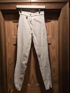 0 Riding Breeches Gerry Schumacher High-Rise Cream  Riding Britches for Women